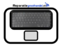 Topcase space gray incl. toetsenbord + touch bar US - A1707_