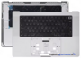Topcase met toetsenbord en backlight Zilver - A2780