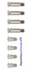 Set bodem schroeven Zilver A2442 / A2485 / A2918 / A2779 / A2992 / A2780 / A2991