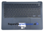Topcase met toetsenbord en backlight Midnight Blue / A3113